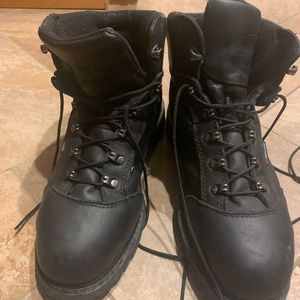 Red Wing Black Steel Toe Boots